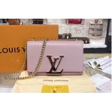 Louis Vuitton M41279 LV Chain Louise MM Bags Smooth Calfskin Leather Pink