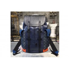 Louis Vuitton M51457 LV Christopher PM Backpack Epi Leather And Damier Graphite Canvas