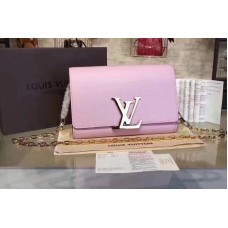 Louis Vuitton M94335 LV Smooth Calfskin Chain Louise GM Bags Light Pink