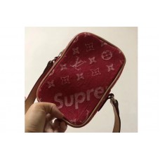 Louis Vuitton M53434 LV Denim Supreme x Danube PPM Bags Red