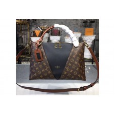 Louis Vuitton M43948 LV V Tote MM Monogram Canvas Bags Black