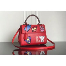 Louis Vuitton M52484 LV Cluny BB Epi Leather Bags Red