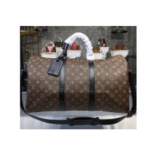 Louis Vuitton M56714 LV Monogram Canvas Keepall Bandouliere 55 Bags