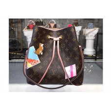 Louis Vuitton P01072 LV Neonoe MY LV World Tour Monogram Canvas Bags Pink