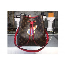 Louis Vuitton P01072 LV Neonoe MY LV World Tour Monogram Canvas Bags Red