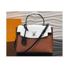 Louis Vuitton M52360 LV Lockme Ever Lockme Soft calfskin Bags Caramel Creme Noir