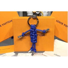 Louis Vuitton M62884 LV MR Louis Bag Charm And Key Holder Blue