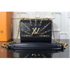 Louis Vuitton M52510 LV Twist MM Epi Leather Bags Black