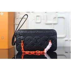 Louis Vuitton M44458 LV Monogram Vernis Clutch Black