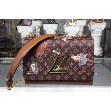 Louis Vuitton M44408 LV Twist MM Transformed Monogram canvas Brown