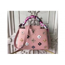 Louis Vuitton M54310 Capucines BB taurillon Leather Bags Pink