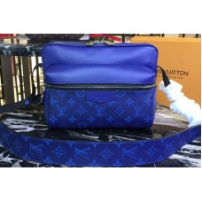 Louis Vuitton M43843 LV Monogram Canvas Messenger PM Blue