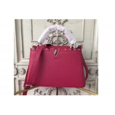 Louis Vuitton M48864 Capucines MM Taurillon Leather Bags Rose