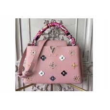 Louis Vuitton M54663 Capucines pm Monogram flowers Bags Pink