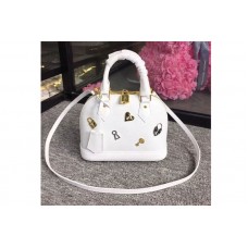 Louis Vuitton M52885 Alma BB Bags Epi Leather White