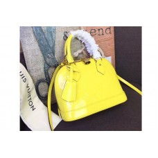 Louis Vuitton M91606 LV Monogram Vernis Alma BB Bags Lemon