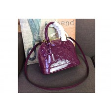 Louis Vuitton M91606 LV Monogram Vernis Alma BB Bags Purple