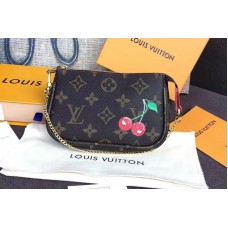 Louis Vuitton M58009 Mini Pochette Accessoires Monogram Canvas With Cherry