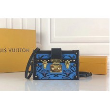 Louis Vuitton M52329 LV Petite Malle Epi Leather Blue