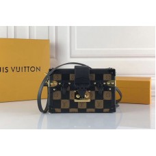 Louis Vuitton M53253 LV Petite Malle Monogram Reverse canvas Black