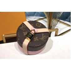 Louis Vuitton GI0353 LV Lock Me Box PM Monogram Canvas Pink