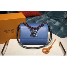 Louis Vuitton M52503 LV Twist MM Bags Epi Leather Blue