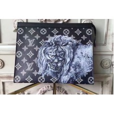 Louis Vuitton M66639 Monogram Canvas Lion Pochette Voyage MM