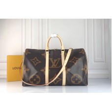 Louis Vuitton M44739 LV Keepall Bandouliere 50 Bags Monogram and Monogram Reverse coated canvas