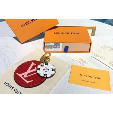 Louis Vuitton M67847 LV Monogram Giant Bag Charm and Key Holder Red pink