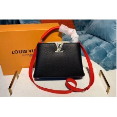 Louis Vuitton M90334 LV Capucines BB Bags Black Taurillon leather