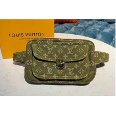 Louis Vuitton M44466 Bumbag Bag Green Monogram Denim