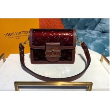 Louis Vuitton M44580 LV Mini Dauphine Wine Monogram Vernis