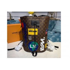 Louis Vuitton M44615 LV Chalk Backpack Monogram Canvas