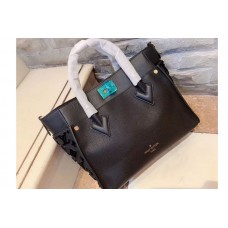 Louis Vuitton M53826 LV On My Side Twist calfskin and Monogram tufting on Black Nappa Softy leather