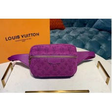 Louis Vuitton M44624 LV Outdoor bumbag Purple Monogram Denim