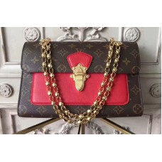 Louis Vuitton M41731 Monogram Canvas Victoire Bags Red