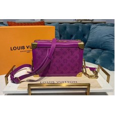 Louis Vuitton M44723 LV Soft Trunk Bags Purple Monogram Denim