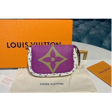 Louis Vuitton M67579 LV Mini Pochette Accessoires Purple Monogram Canvas