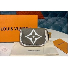 Louis Vuitton M67579 LV Mini Pochette Accessoires White / Khaki Monogram Canvas