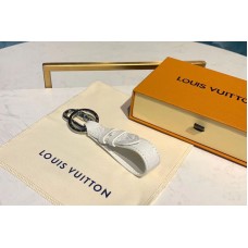 Louis Vuitton MP2363 LV Harness Dragonne Bag Charm and Key Holder White Taurillon leather