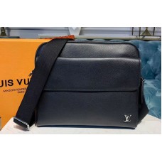 Louis Vuitton M30260 LV Alex Messenger Bags Black Taiga Leather