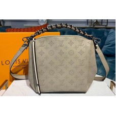 Louis Vuitton M53913 LV Babylone Chain BB Bags Galet Gray Mahina Leather