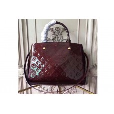 Louis Vuitton M50167 Monogram Vernis  Montaigne MM Bags Purple