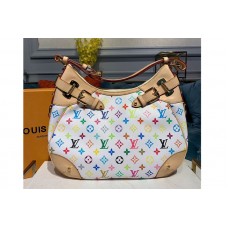 Louis Vuitton M40193 LV Monogram Multicolore Claudia Bags White Multicolore