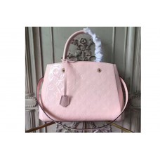 Louis Vuitton M50167  Montaigne MM Monogram Vernis Pink