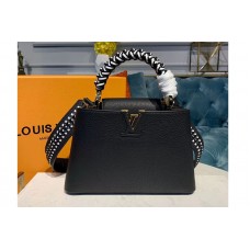 Louis Vuitton M55236 LV Capucines BB Bags Black Taurillon Leather