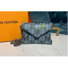 Louis Vuitton N60278 LV Kirigami Necklace Bags Damier LV Pop Blue