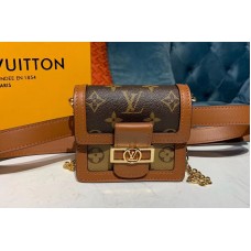 Louis Vuitton M68621 LV Bumbag Dauphine BB Bags Monogram Canvas and Monogram Reverse Canvas