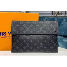 Louis Vuitton N60255 LV Alpha Triple Pouches Bags Monogram Eclipse Canvas