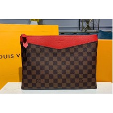 Louis Vuitton N60262 LV Daily Pouch Bags Red Damier Ebene Canvas